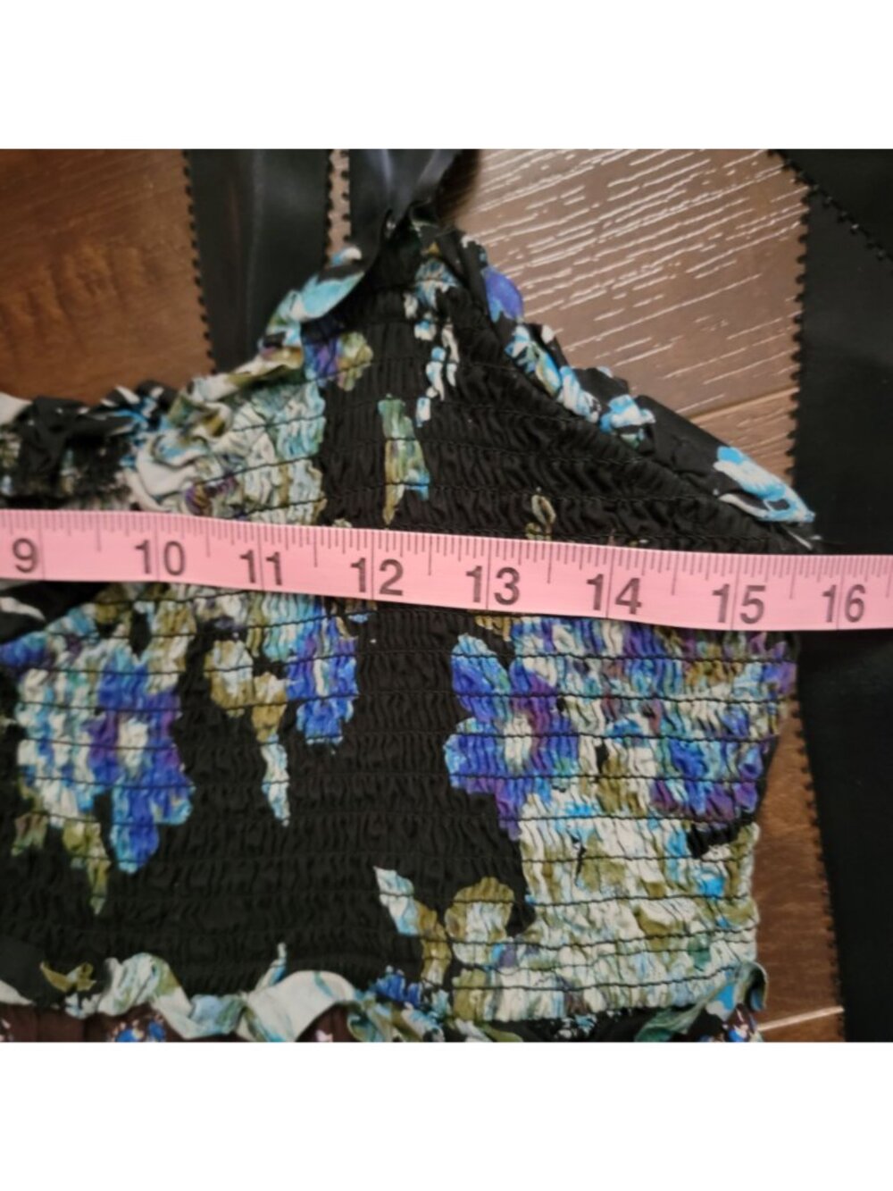 Free People Bluebell Maxi Dress Boho Chic Whimsical Fairy Garden Floral Womens L - Picture 5 of 6
